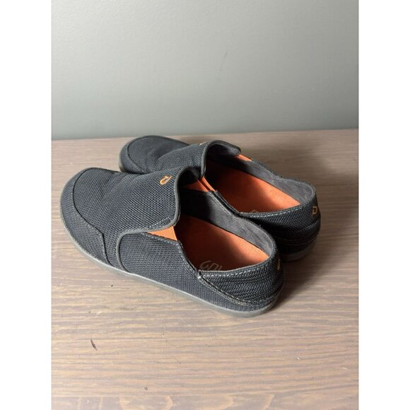 Olukai Kids Nohea Mesh Boys B Dark Shadow/Blaze Size B5 - Picture 3 of 8